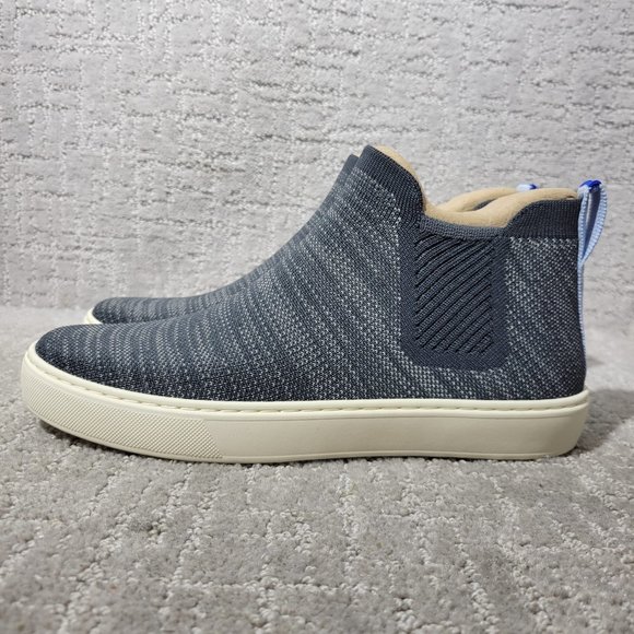 Rothy's The Chelsea Graphite Melange Ankle Boots Women's Size US 8, 8.5, 9.5 - Picture 6 of 10